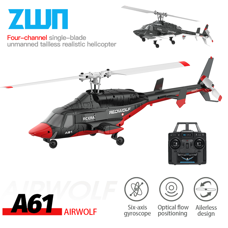 Rc Hobby Grade Helicopter - A61 RC Helikopter 2.4G 6 Eksenli