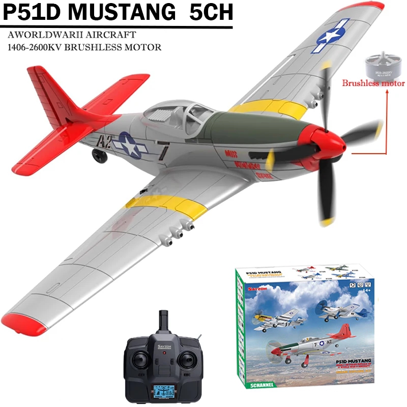 Rc Hobby Grade Helicopter - Yeni P51D Mustang Uzaktan Kumandalı Uçak