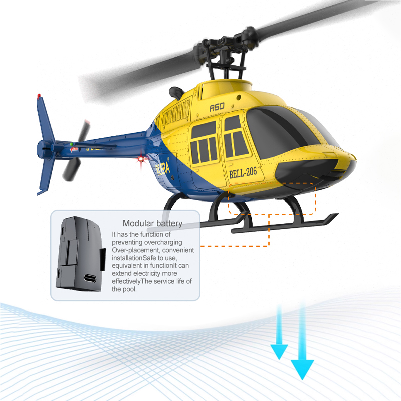 A60 RC Helikopter 2.4G 6 Eksen - Rc Hobby Grade Helicopter incelemesi ve fiyatı
