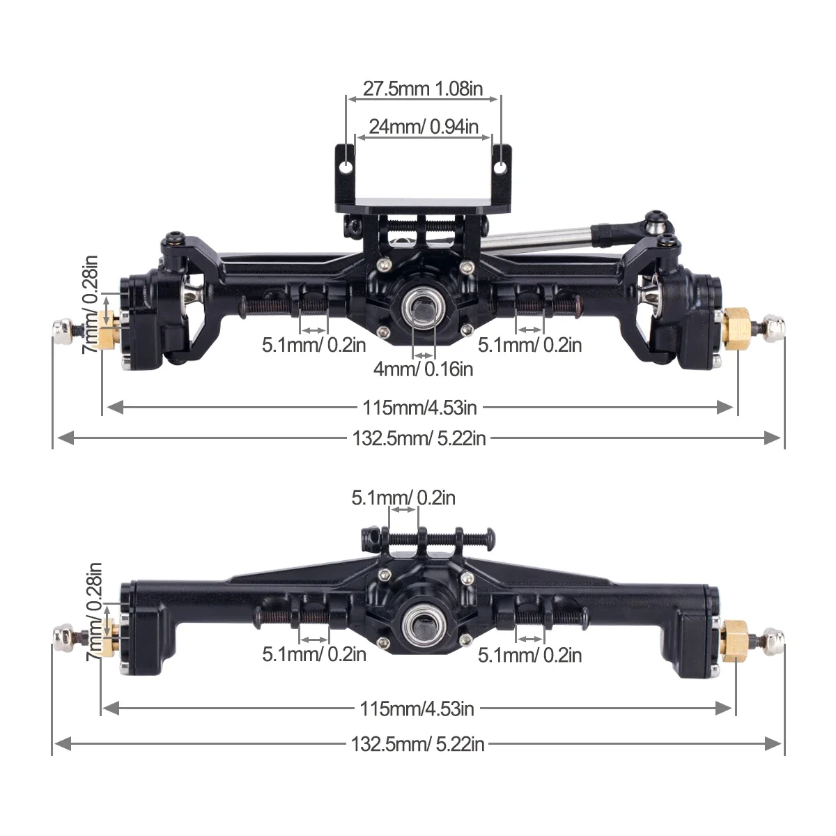 Alüminyum CNC Portal Akslar +  - Rc Hobby Crawler incelemesi ve fiyatı