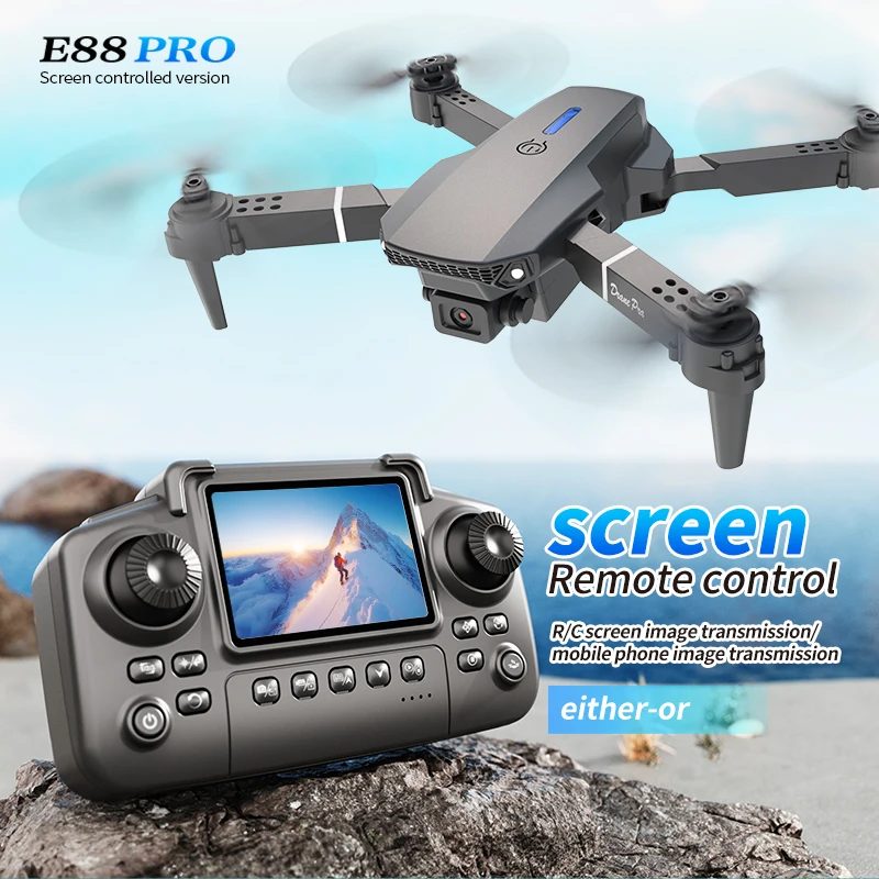 Profesyonel E88 PRO Drone ekra - Rc Hobby Grade Helicopter incelemesi ve fiyatı